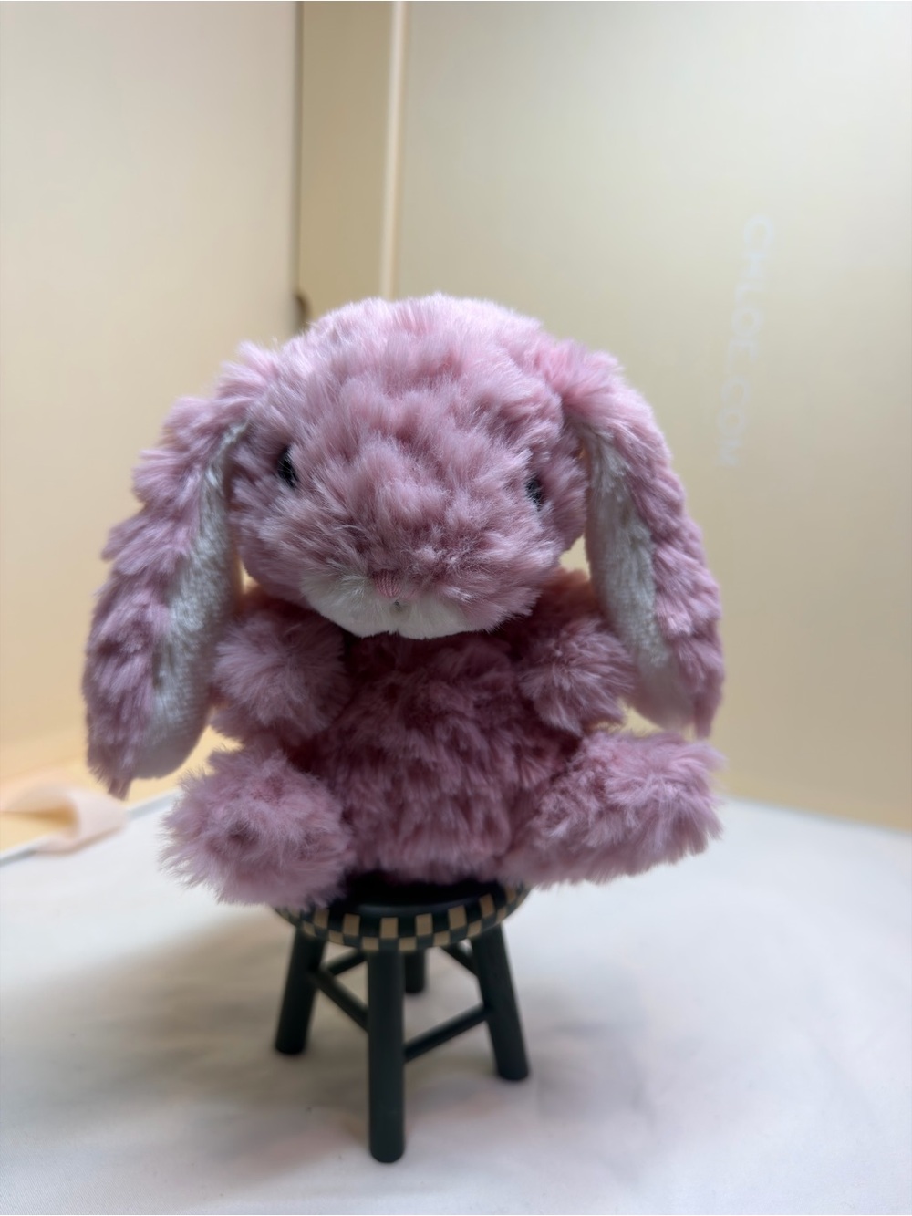 Jellycat Soft Pink Plush Bunny with Floppy Ears
